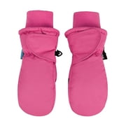 SimpliKids Boys Snow Sports 3M Thinsulate Waterproof Winter Mittens Gloves,S,Fuchsia