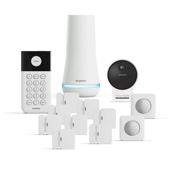 SimpliSafe 13-Piece Wireless Home Security System with Outdoor Camera Series 2