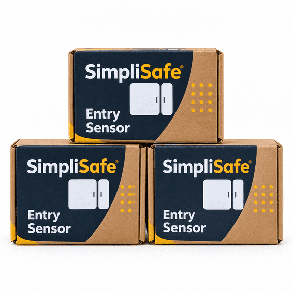 SimpliSafe ES3 White Wireless Door and Window Entry Sensor 3 Pack