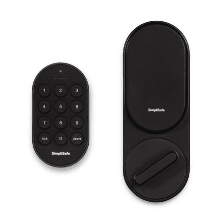 SimpliSafe - Smart Lock - Compatible with Gen 3 home security system - Black