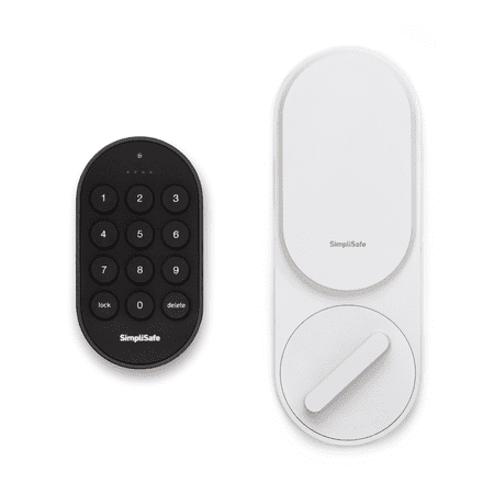 SimpliSafe - Smart Lock - Compatible with Gen 3 home security system - White