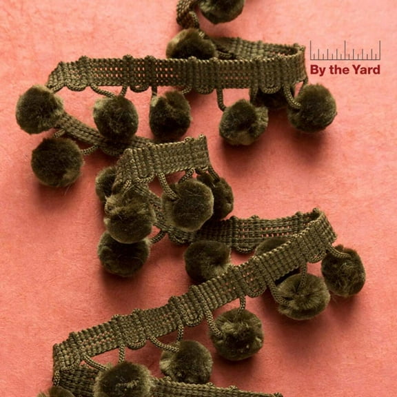 Simplicity 1" Ball Fringe-Sage