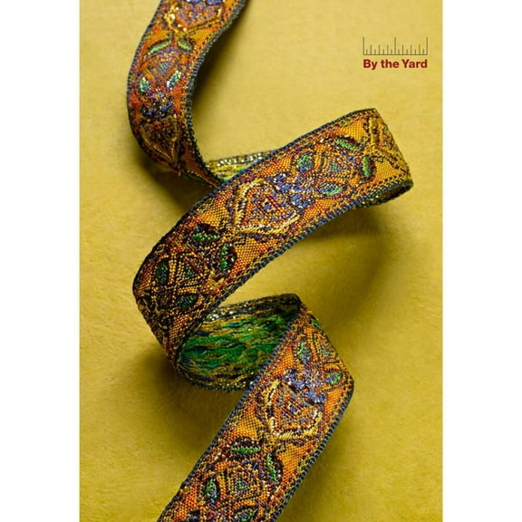 Simplicity® 3/4" Woven Band—Multi/Orange