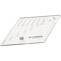 Creative Grids 60 Degree Diamond Ruler - Walmart.com