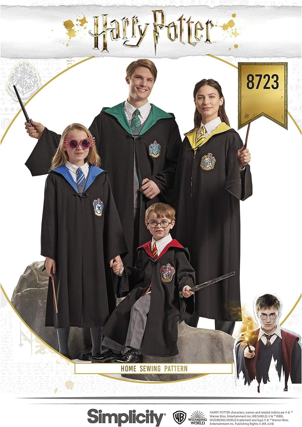 Simplicity 8723 Harry Potter Cosplay and Halloween Costume Sewing