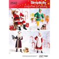 thumbnail image 1 of Simplicity Adult's Size L-XL Christmas Costumes Pattern, 1 Each, 1 of 2