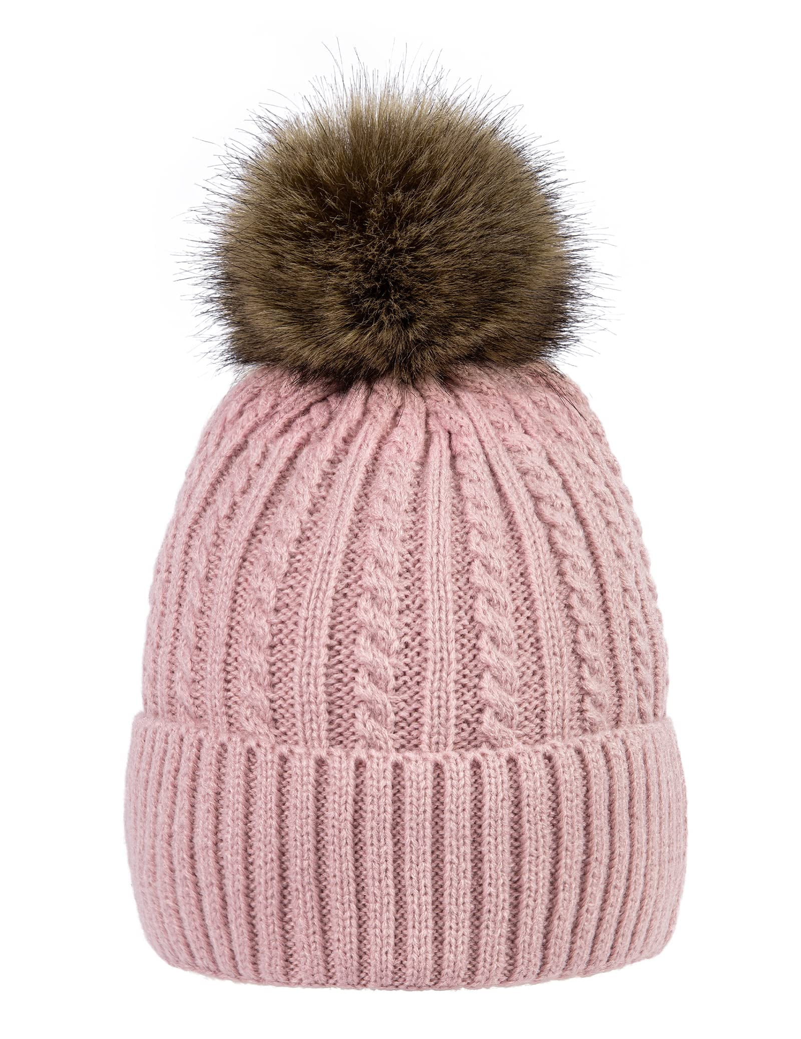 Simplicity Women Winter Beanie Hat Warm Fleece Lined Knit Beanie