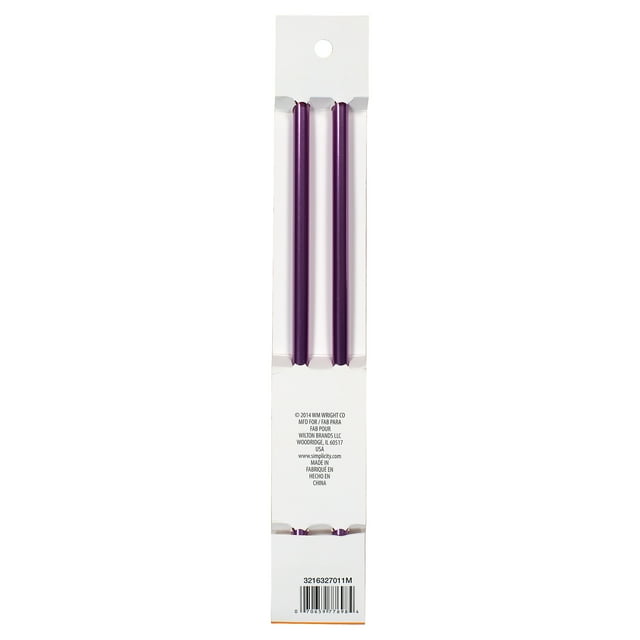 Simplicity Boye 10 in Anodized Aluminum Knitting Needles, Size 11 Purple