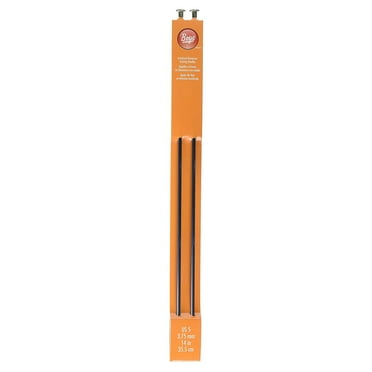 Simplicity Boye 14 in Anodized Aluminum Knitting Needles, Size 5 Black