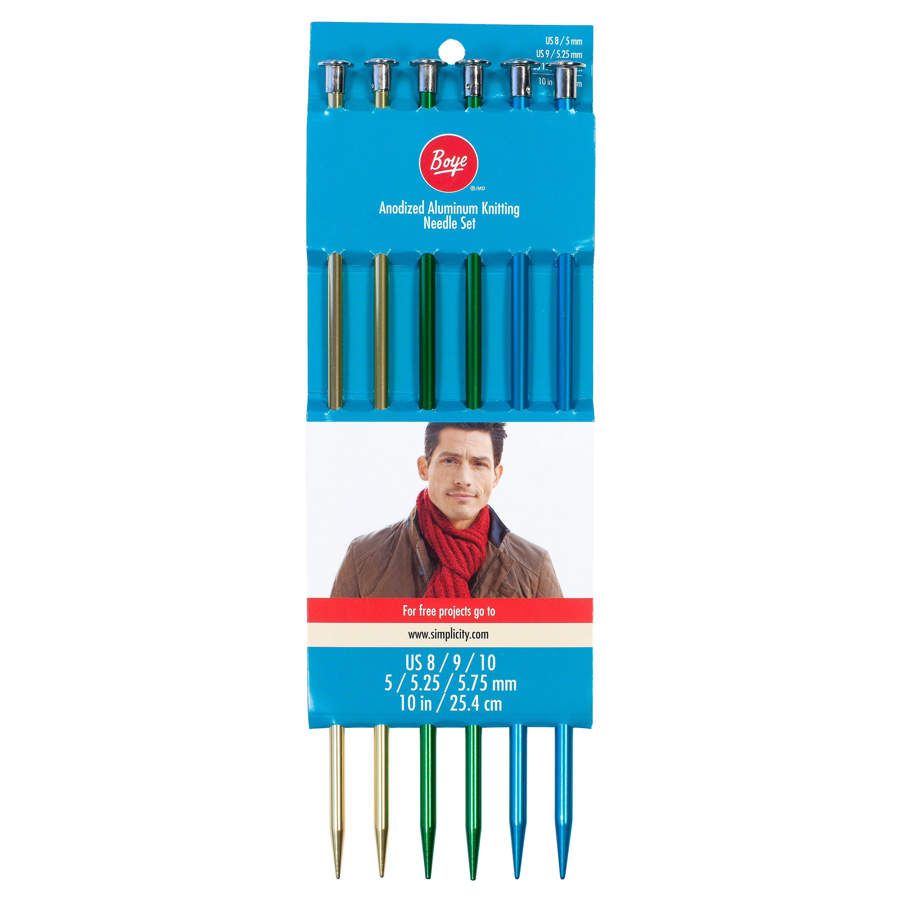 Boye Plastic Yarn Needle, 4 Pack, Blue 