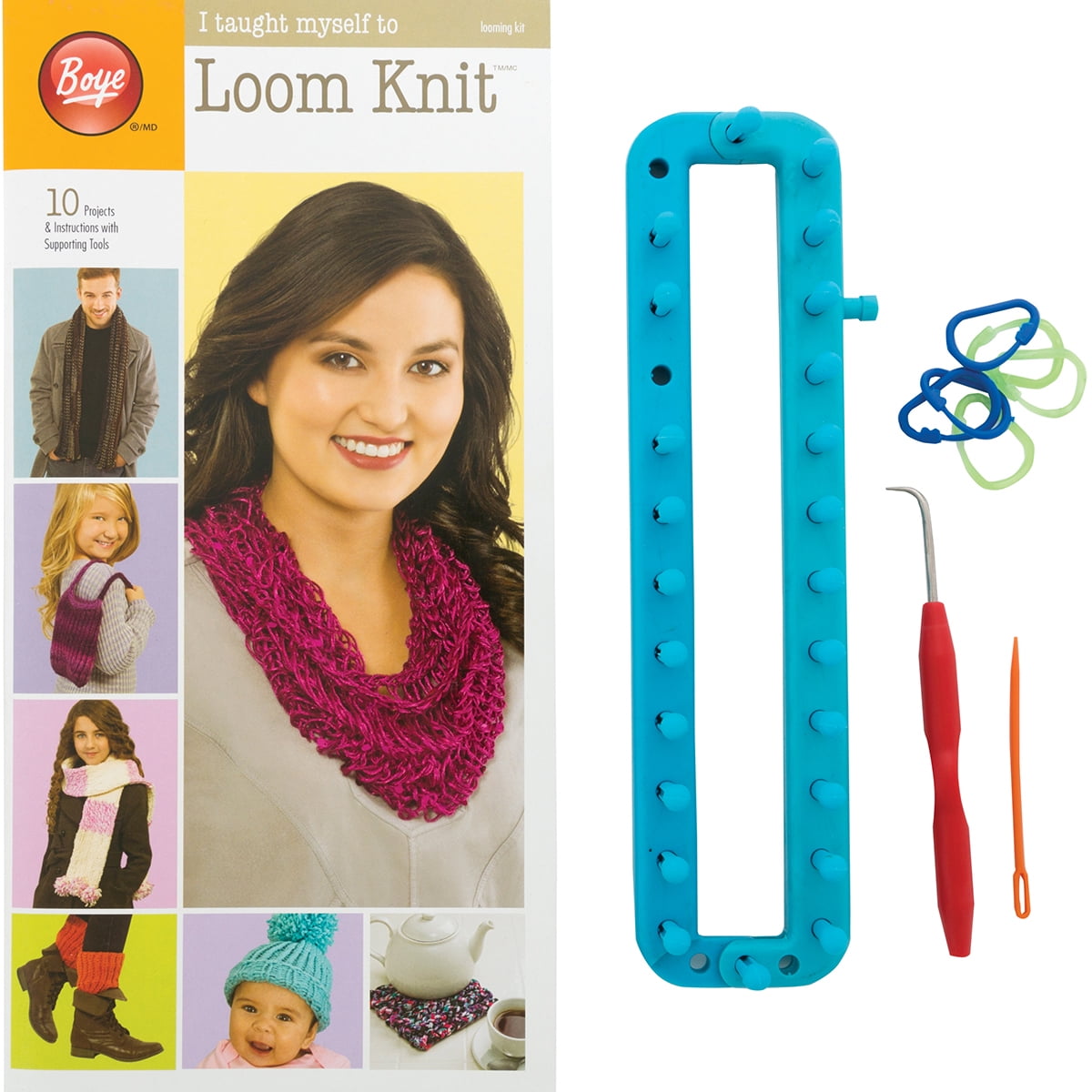 Crochet Kit for Beginners, 105pcs Crochet Starter Kit with 18 Colors Crochet Yarn, Double-Layer Crochet Set Beginner Crochet Kit for Kids/Adults