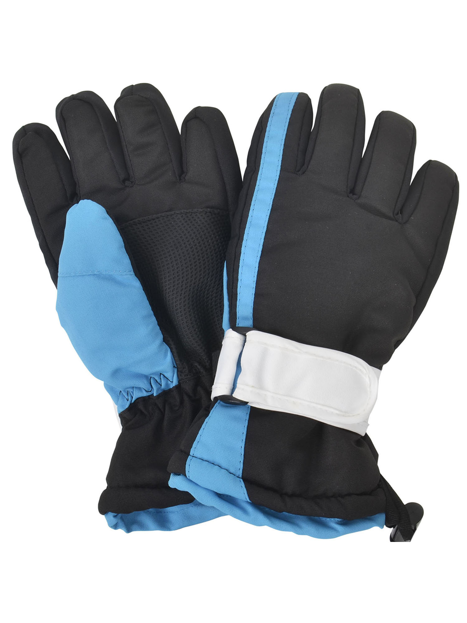 Simplicity Boys Kids Waterproof Thinsulate Colorblocked Snow Ski Gloves, M - image 1 of 4