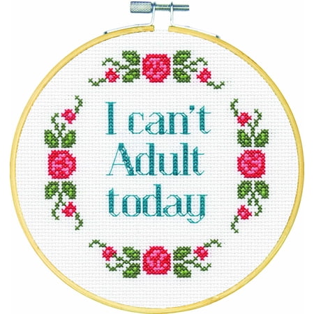Simplicity Can't Adult Counted Cross Stitch Kit