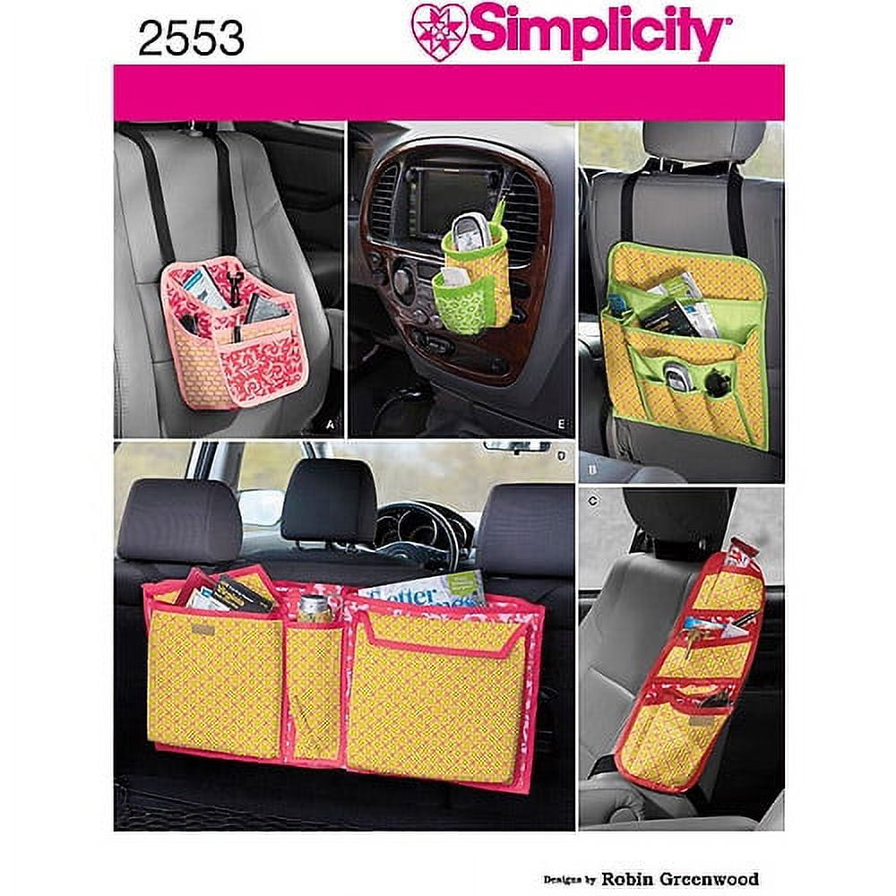 Simplicity Car Organizer Patterns, 1 Each