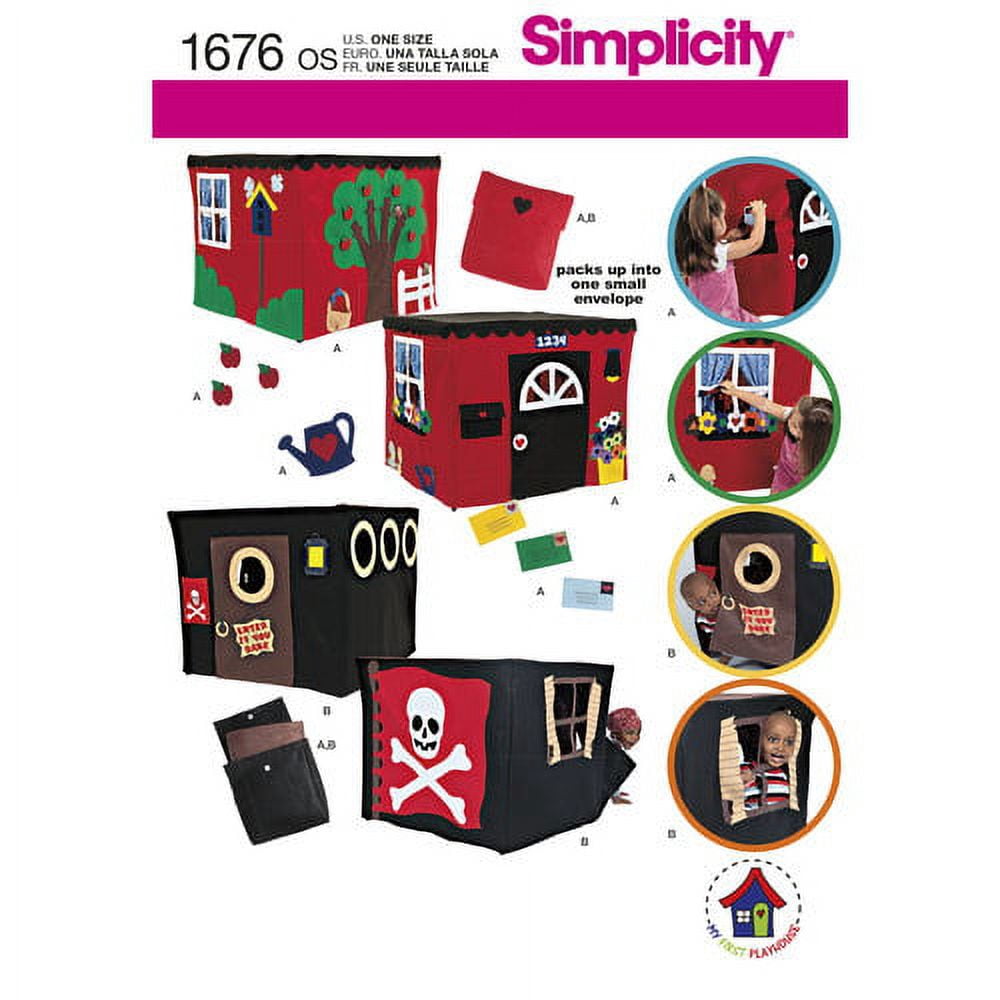 Sewing Patterns Card Table Playhouse Pattern Free Simplicity