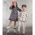 thumbnail image 1 of Simplicity Child's Size 3-8 Dress, Top, Pants, Eye Mask & Slippers Pattern, 1 Each, 1 of 3