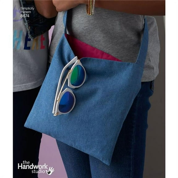 Simplicity Childs' One Size Crossbody Bag Pattern, 1 Each