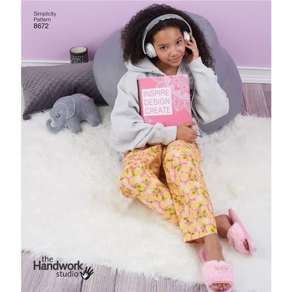 Simplicity Childs' Size XS-XL Sleepwear Pattern, 1 Each