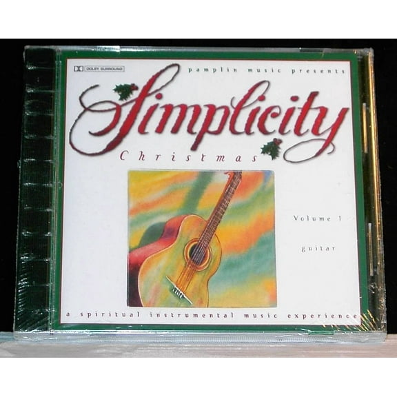 Simplicity Christmas Volume 1 Guitar Cd New! Instrumental Music