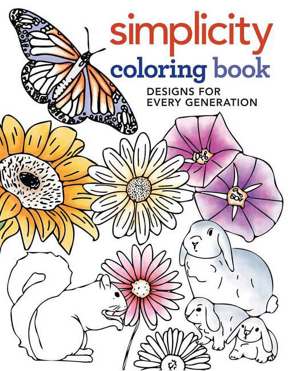 Simplicity Coloring Book: Designs for Every Generation (Paperback) 