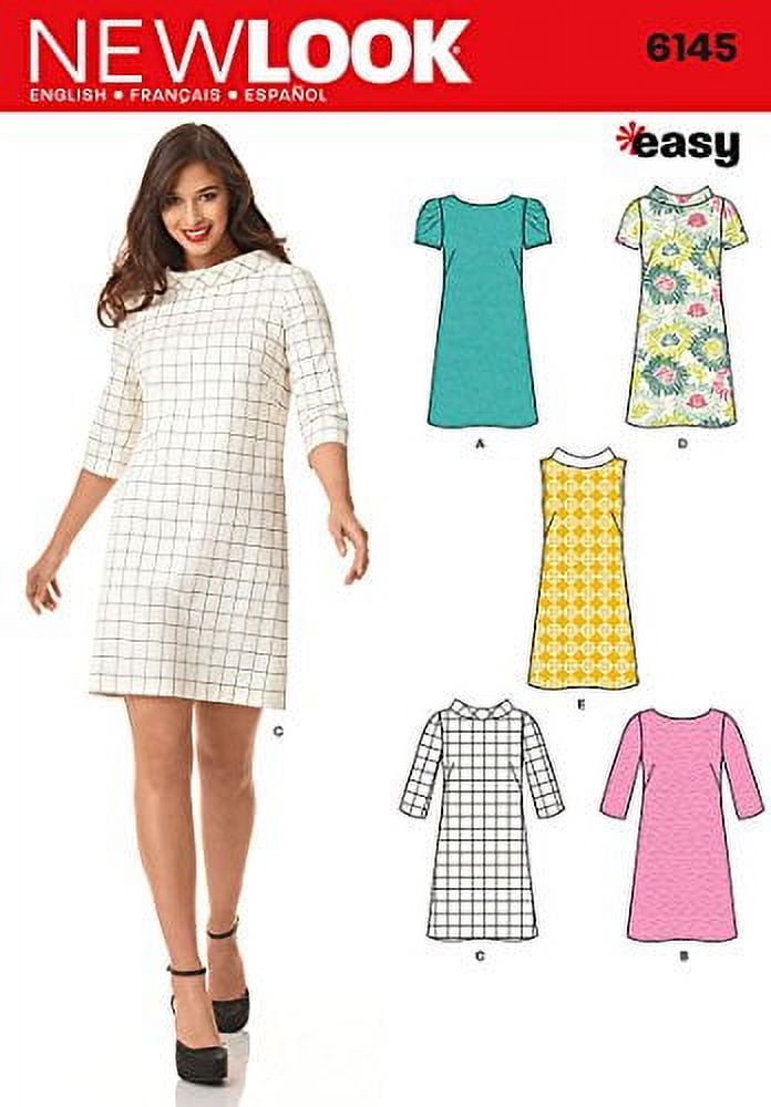 New Look 6145 Pattern Review | Best Shift Dress Sewing Pattern - saturday  night stitch