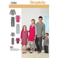 thumbnail image 1 of Simplicity Family Size XS-XL Loungewear Pattern, 1 Each, 1 of 3