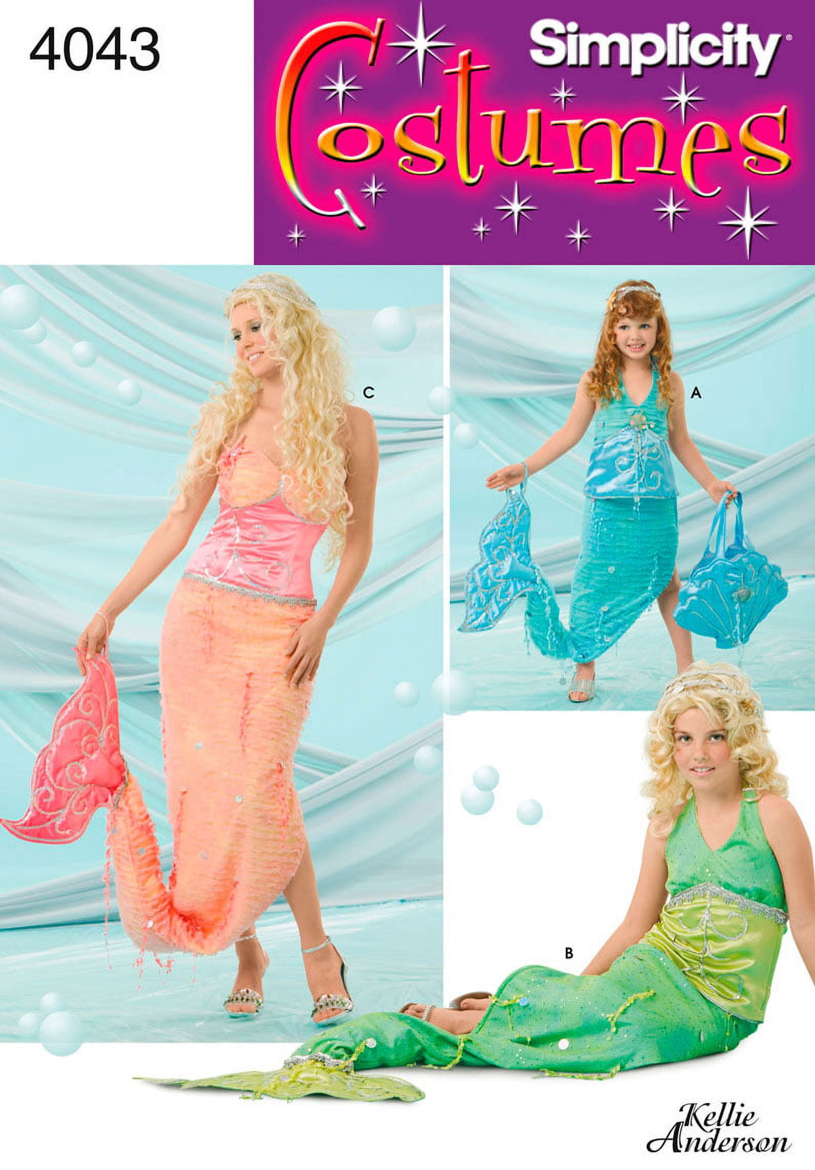 chinese dress ladies Amazon.com: Simplicity 8198 Toddler's, Girl's and Women's Mermaid Costume  Sewing Pattern, Sizes 2-4, 8-12, and 10-16 : Arts, Crafts & Sewing