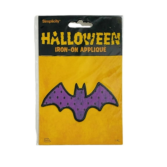 Simplicity Halloween Iron-On Applique Bat