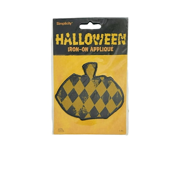 Simplicity Halloween Iron-On Applique - Pumpkin
