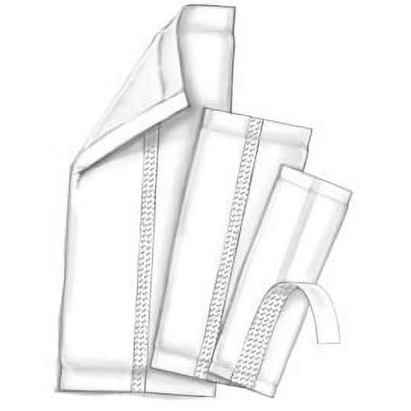 Simplicity Incontinence Liner 14'' L, Moderate Absorbency, Polymer, Unisex, Reusable, Case of 125