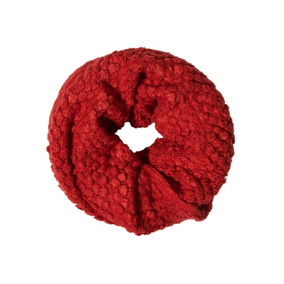 Simplicity Infinity Style, Knit Cowl- Red Circle/ Loop Scarf