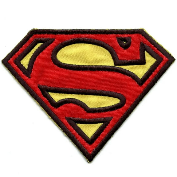 Simplicity Iron-On Small Superman Logo Applique, 1 Each