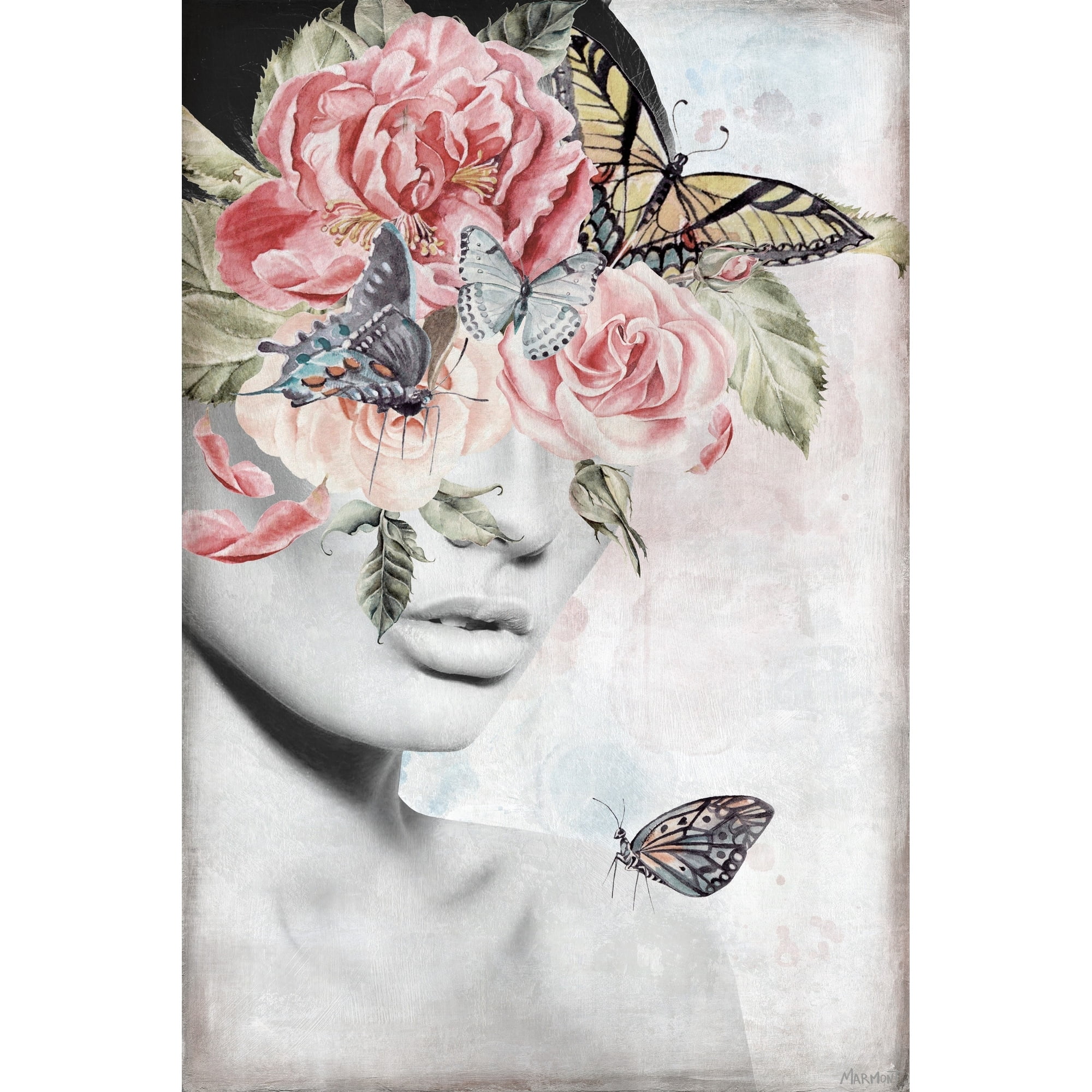 Simplicity Is Beauty 12 in x 8 in Painting Canvas Art Print, by Marmont Hill