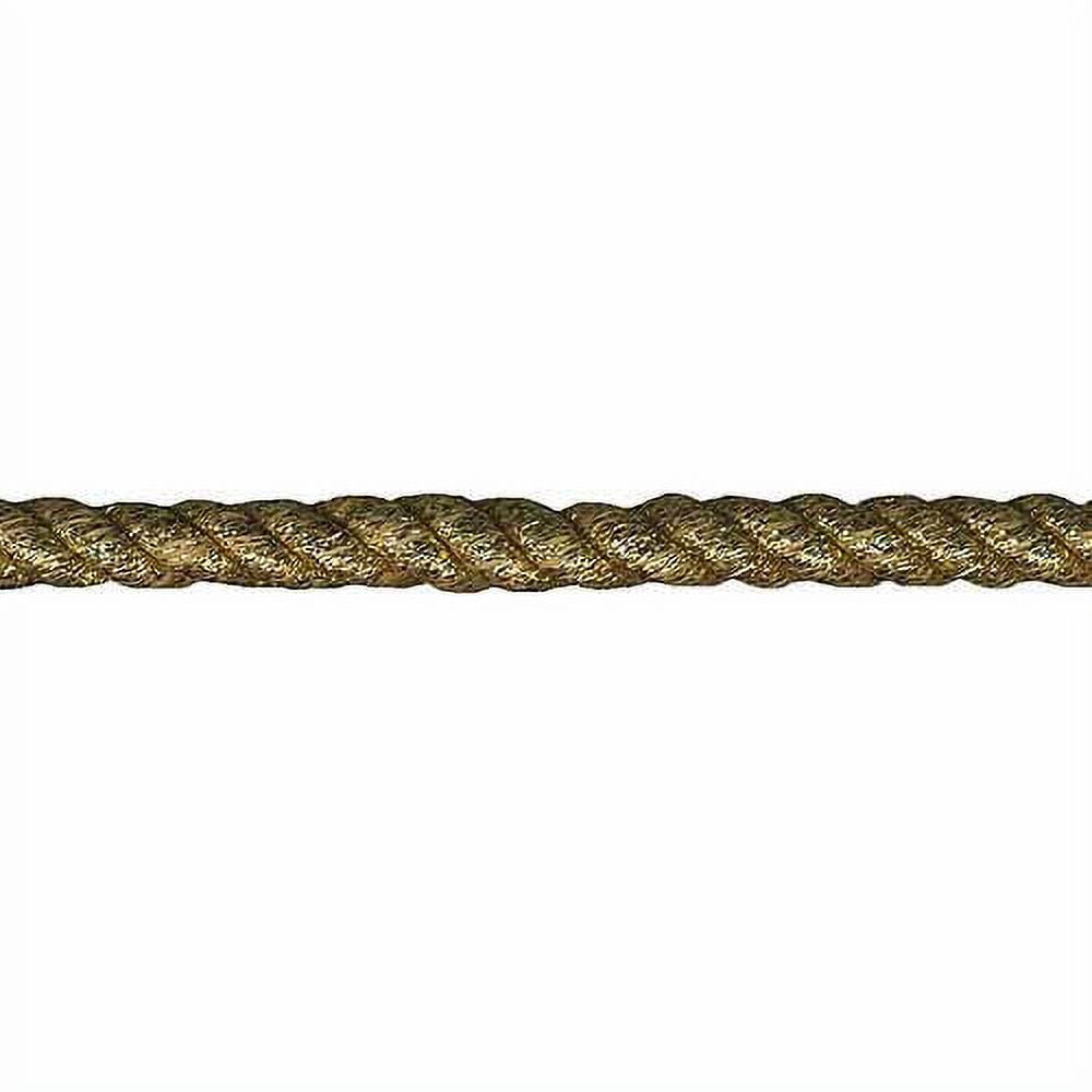 Simplicity Jumbo Metallic Twisted Cord, 1/2" x 12 yds, Gold