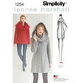 thumbnail image 1 of Simplicity Leanne Marshall Misses' Size 14-22 Easy Lined Coat or Jacket Pattern, 1 Each, 1 of 7