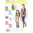 thumbnail image 1 of Simplicity Learn To Sew Child's Size 3-6 Sportswear, Vest & Skirt Pattern, 1 Each, 1 of 4