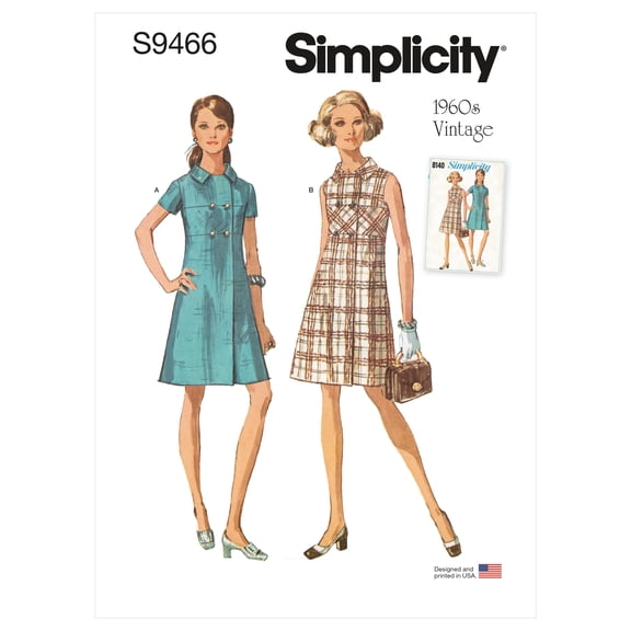 Simplicity Misses Dress-6-8-10-12-14