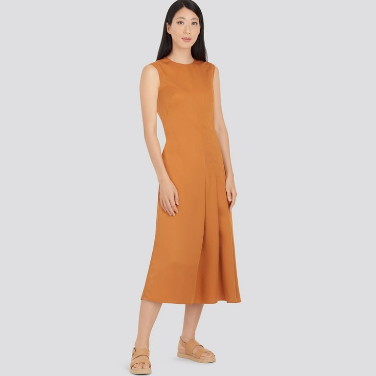 sewing pleated dress Diana Button-Down Pleated Linen Dress Pattern & Tutorial