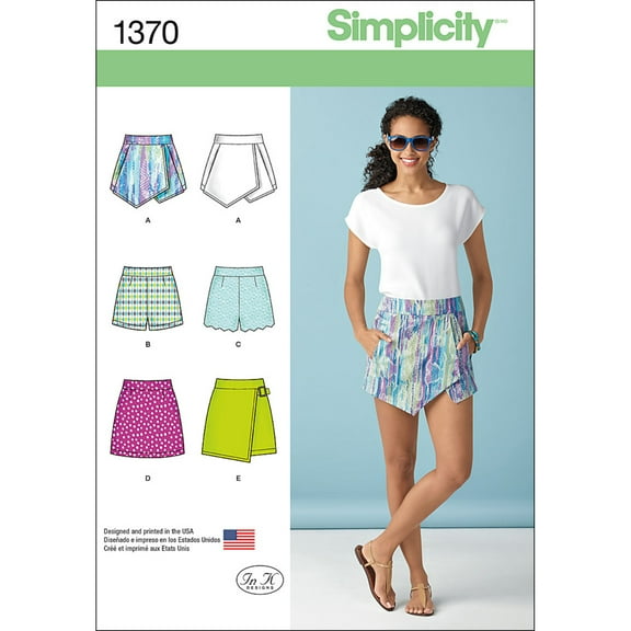 Simplicity Misses' Size 12-20 Skirts & Pants Pattern, 1 Each