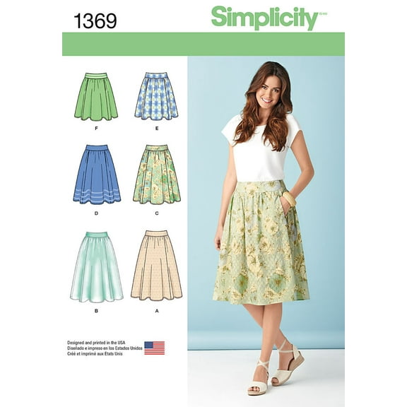 Simplicity Misses' Size 14-22 Skirts & Pants, 1 Each