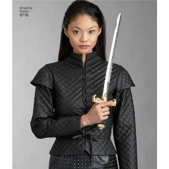 Simplicity Misses' Size 14-22 Warrior Costume Pattern, 1 Each