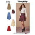 thumbnail image 1 of Simplicity Misses' Size 14-22 Wrap Skirt Pattern, 1 Each, 1 of 6