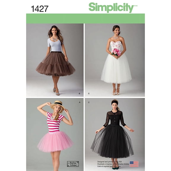 Simplicity Misses' Size 4-12 Skirts & Pants Pattern, 1 Each