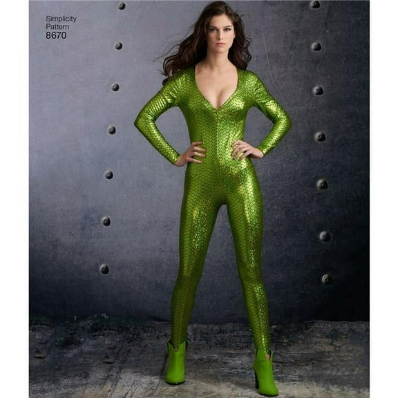 Simplicity Misses' Size 6-14 Cosplay Jumpsuit Pattern, 1 Each