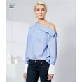 thumbnail image 1 of Simplicity Misses' Size 6-14 One Shoulder Top Pattern, 1 Each, 1 of 6