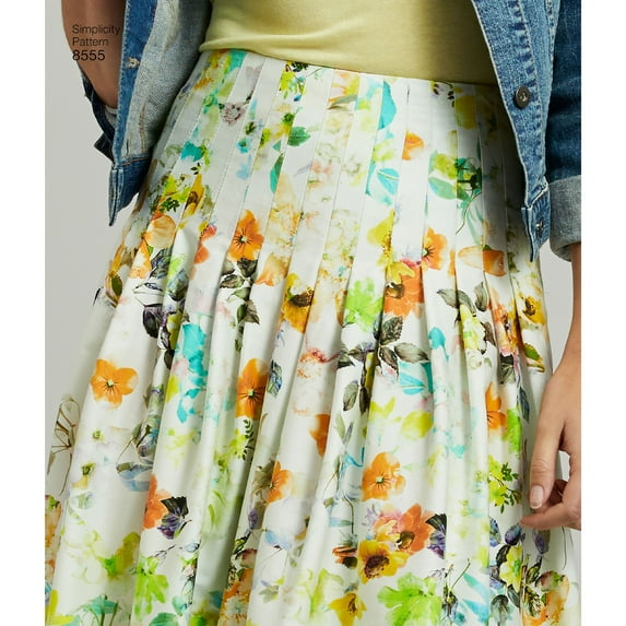 Simplicity Misses' Size 6-14 Pleated Skirts Pattern, 1 Each