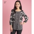 thumbnail image 1 of Simplicity Misses' Size 6-14 Pullover Tops Pattern, 1 Each, 1 of 6