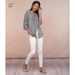 Simplicity Misses' Size 6-14 Pullover Tops Pattern, 1 Each