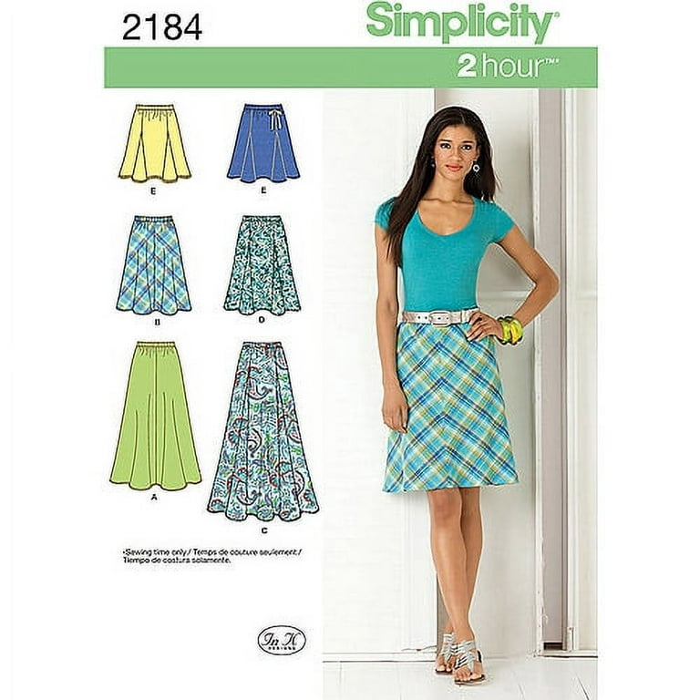 Simplicity Misses' Size 6-14 Skirts & Pants Pattern, 1 Each 