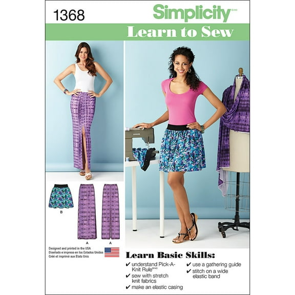 Simplicity Misses' Size 6-18 Skirts & Pants Pattern, 1 Each